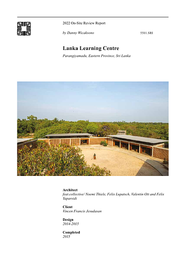 Lanka Learning Centre On-site Review Report