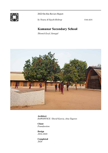 Kamanar Secondary School On-site Review Report