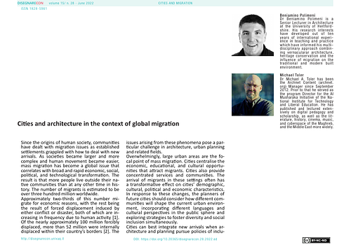 Cities and architecture in the context of global migration