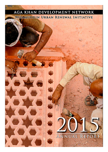 Nizamuddin Urban Renewal Initiative: Annual Report 2015