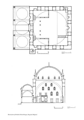 Ibrahim Pasha Mosque Restoration - Drawings submitted to the Aga Khan Award for Architecture by the architect of the project as part of the nomination shortlist process.