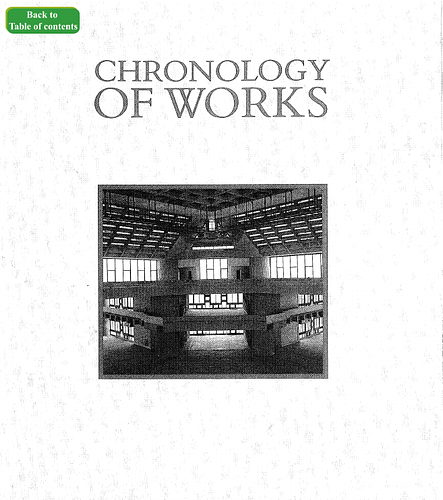 Chronology of Works