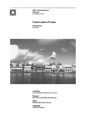 Lamu Conservation On-site Review Report