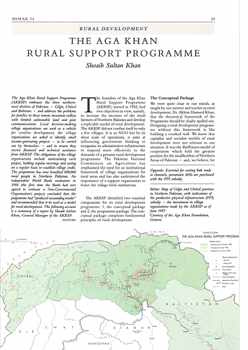 The Aga Khan Rural Support Programme