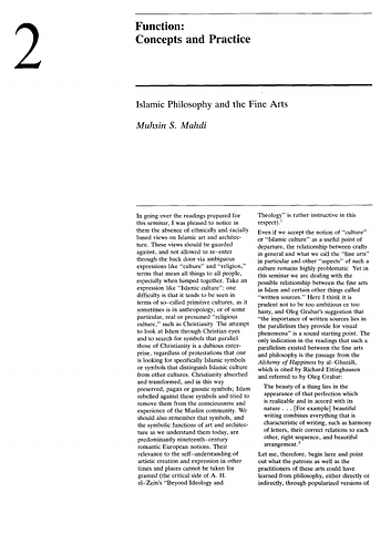 Essay in "Architecture as Symbol and Self-Identity" proceedings of Seminar Four in the series Architectural Transformations in the Islamic World. Held in Fez, Morocco, October 9-12, 1979.