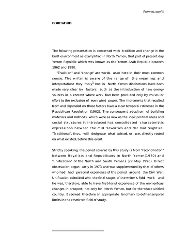 Fernando Varanda - From the author's thesis that discusses built space in Yemen as observed in the forms taken  from the earliest phases  of the process of  building and dwelling in an agricultural  territory  to  the increasingly complex  expressions  of settling and  developing urban structures, before and after  Yemen's  Republican Revolution of 1962.