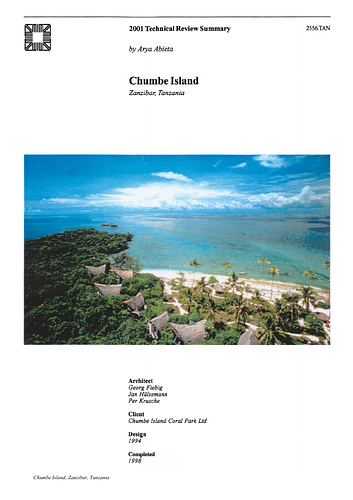 Chumbe Island On-site Review Report
