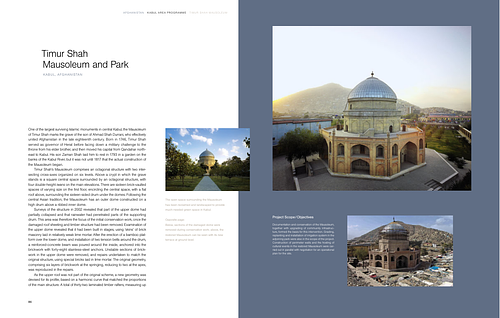 Strategies for Urban Regeneration: Case Studies: Timur Shah Mausoleum and Park