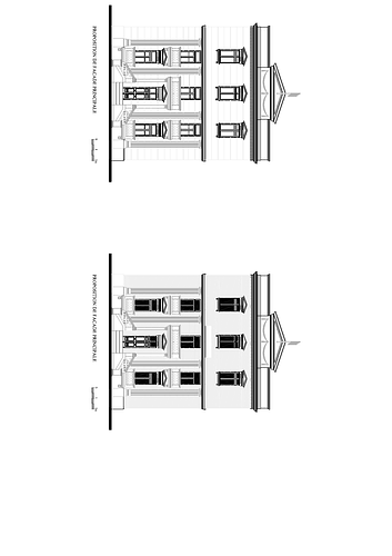 Proposed Facade Treatment, Conseil Constitutionnel, Revitalisation of the Recent Heritage of Tunis