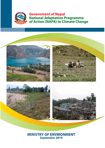 MoEST: Government of Nepal - National Adaptation Programme of Action (NAPA) to Climate Change