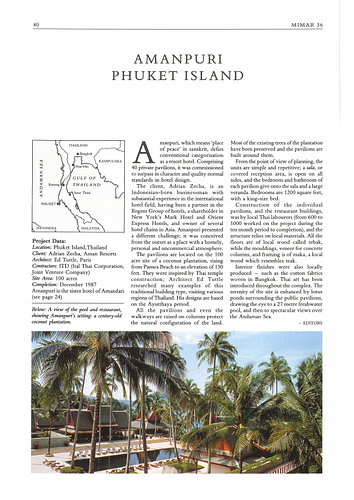 Amanpuri Phuket Island