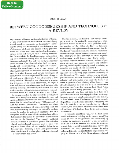 Between Connoisseurship and Technology: A Review