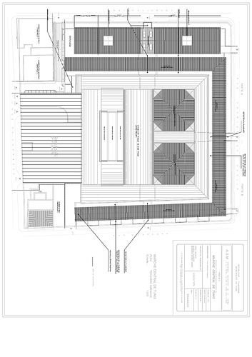 Plan (Terrasse) for Marché Central, Revitalisation of the Recent Heritage of Tunis
