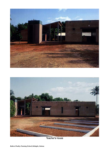 Kahere Eila Poultry Farming School - For the Aga Khan Award for Architecture nomination procedures, architects are requested to submit several layers of documentation including photography. These images supplement the slides and digital images also submitted. 
