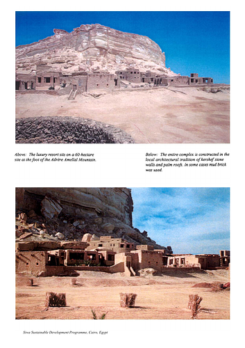 Siwa Sustainable Development Programme - For the Aga Khan Award for Architecture nomination procedures, architects are requested to submit several layers of documentation including photography. These images supplement the slides and digital images also submitted. 