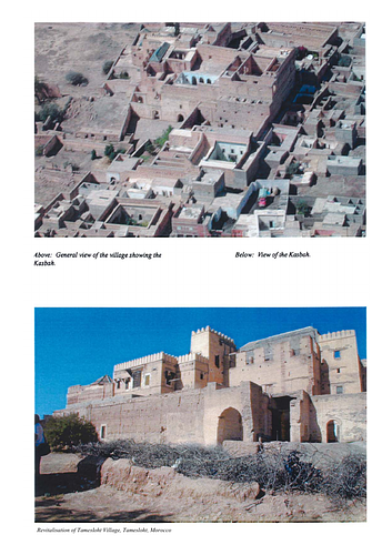 Tamesloht Village Revitalisation - For the Aga Khan Award for Architecture nomination procedures, architects are requested to submit several layers of documentation including photography. These images supplement the slides and digital images also submitted. 