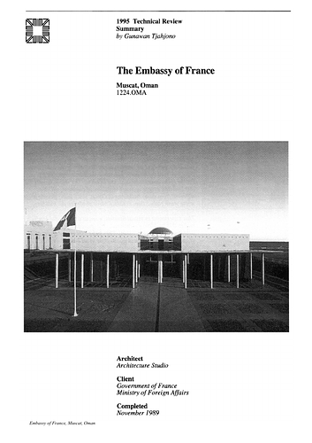 Embassy of France On-site Review Report