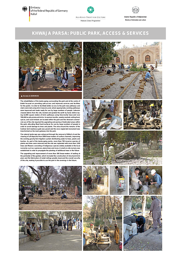Khwaja Parsa Shrine Park Rehabilitation Graphic Panels