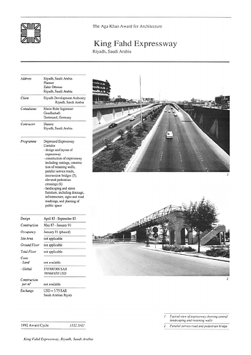 King Fahd Expressway Project Summary