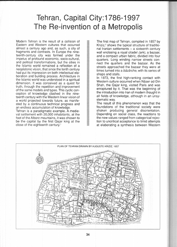 Tehran, Capital City: 1786-1997.  The Re-invention of a Metropolis
