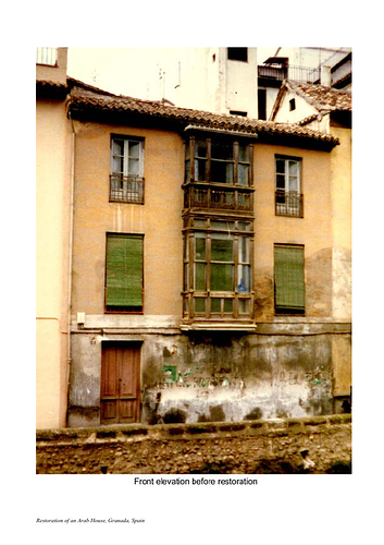 Photographs of Arab House Restoration