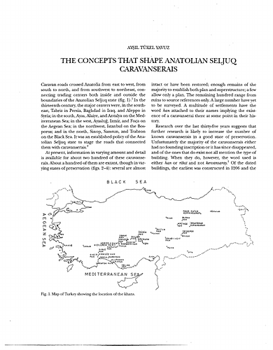 The Concepts that Shape Anatolian Seljuq Caravanserais