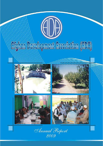 ADA: Afghanistan Development Association (ADA) Annual Report 2009