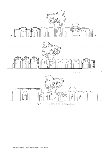Balat Excavation Center Drawings