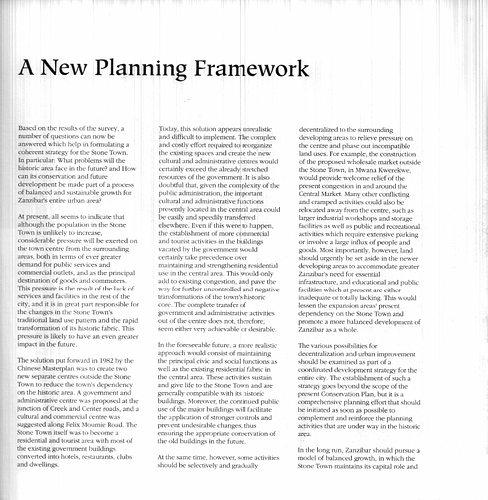 A New Planning Framework
