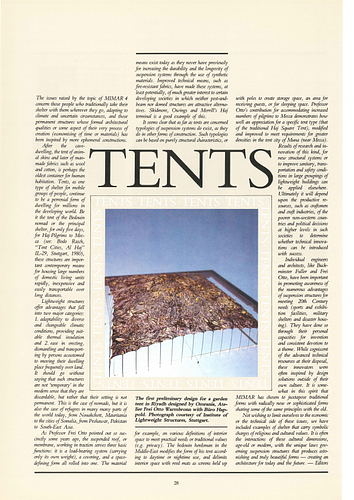 Tents: Lady of the Builders