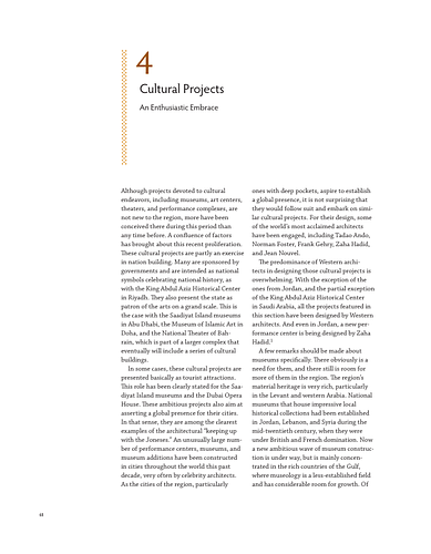 Cultural Projects: An Enthusiastic Embrace