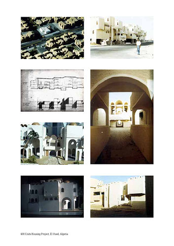 400 Housing Units - For the Aga Khan Award for Architecture nomination procedures, architects are requested to submit several layers of documentation including photography. These images supplement the slides and digital images also submitted. 