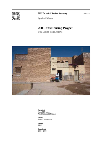 200 Housing Units On-site Review Report