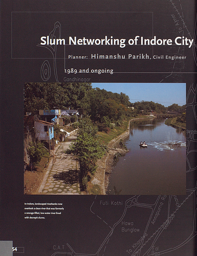 Slum Networking of Indore City - From the Award Monograph Legacies for the Future: Contemporary Architecture in Islamic Societies, featuring the recipients of the 1998 Aga Khan Award for Architecture.