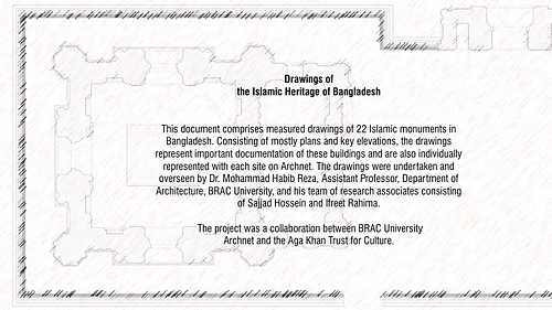 Drawings from the Islamic Heritage of Bangladesh Collection