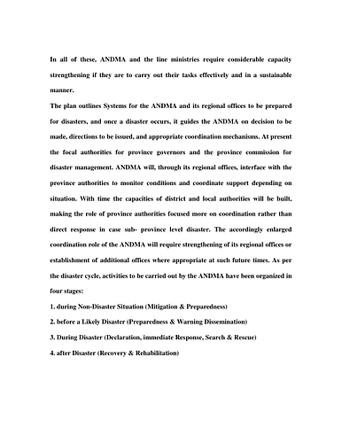 1 page text document with information about ANDMA.