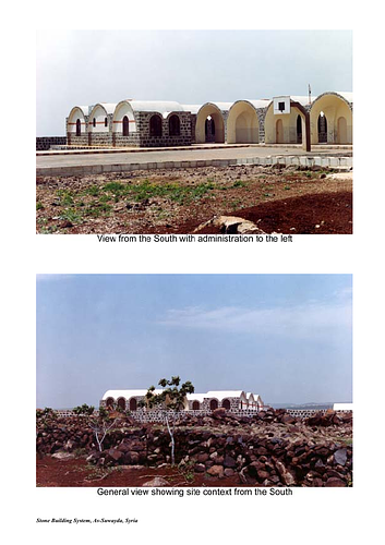 Photographs of Stone Building System