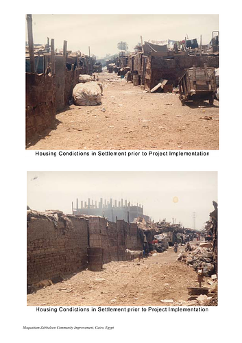 Photographs of Moquattam Zabbaleen Community Improvement Project