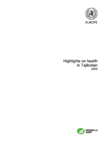 "Highlights on health give an overview of a country’s health status, describing recent data on mortality, morbidity and exposure to key risk factors along with trends over time. The reports link country findings to public health policy considerations developed by the WHO Regional Office for Europe and by other relevant agencies. Highlights on health are developed in collaboration with Member States and do not constitute a formal statistical publication."