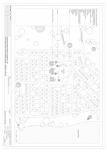 Extended Site Plan, Yodakandyia Community Centre