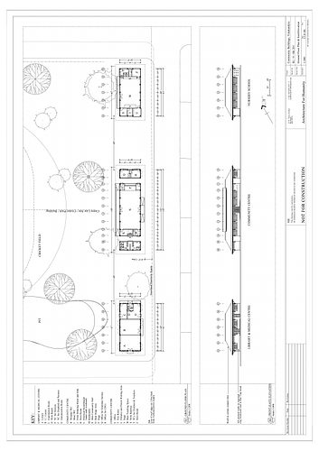 Yodakandyia Community Centre - This drawing makes up part of the documentation for this Aga Khan Award for Architecture submission. The drawing is a CAD file converted to PDF.