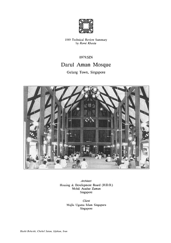 Darul Aman Mosque On-site Review Report