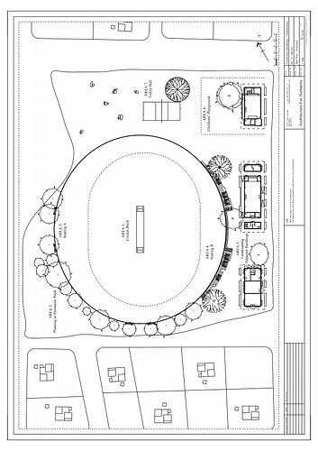 Site Plan, Yodakandyia Community Centre