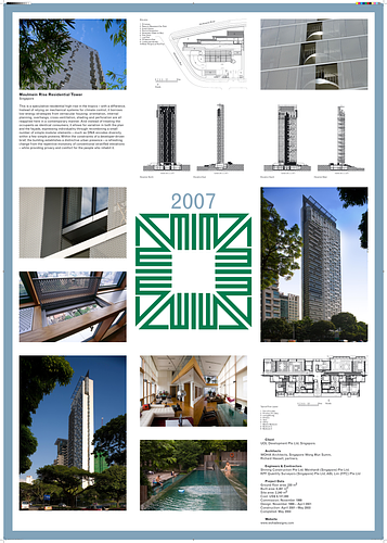 Graphic Panel of Moulmein Rise Residential Tower