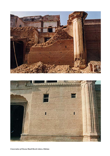 Choona Mandi Haveli Conservation - For the Aga Khan Award for Architecture nomination procedures, architects are requested to submit several layers of documentation including photography. These images supplement the slides and digital images also submitted. 