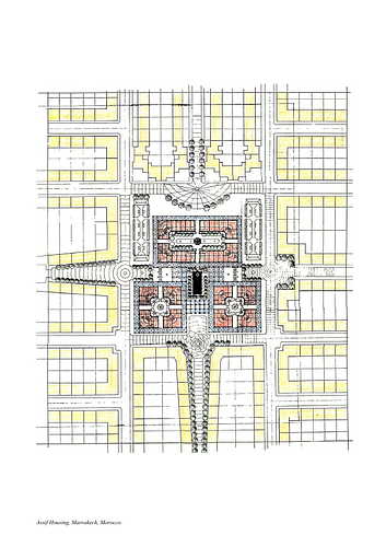 Assif Housing - Drawings submitted to the Aga Khan Award for Architecture by the architect of the project as part of the nomination shortlist process.