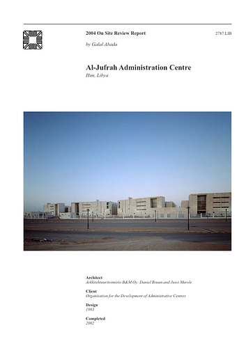 Administration Centre On-site Review Report