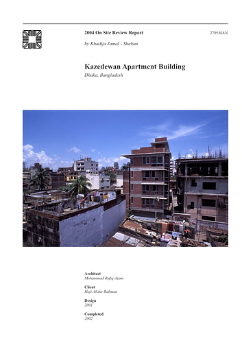 Kazedewan Apartment Building On-site Review Report