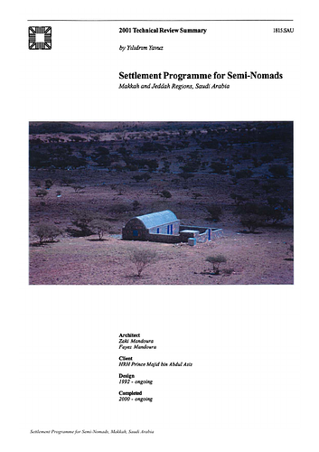 Settlement Program for Semi-Nomads On-site Review Report