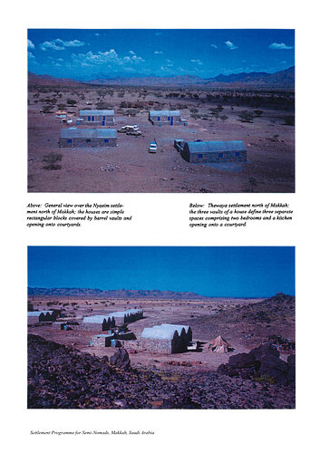 Photographs of Settlement Program for Semi-Nomads